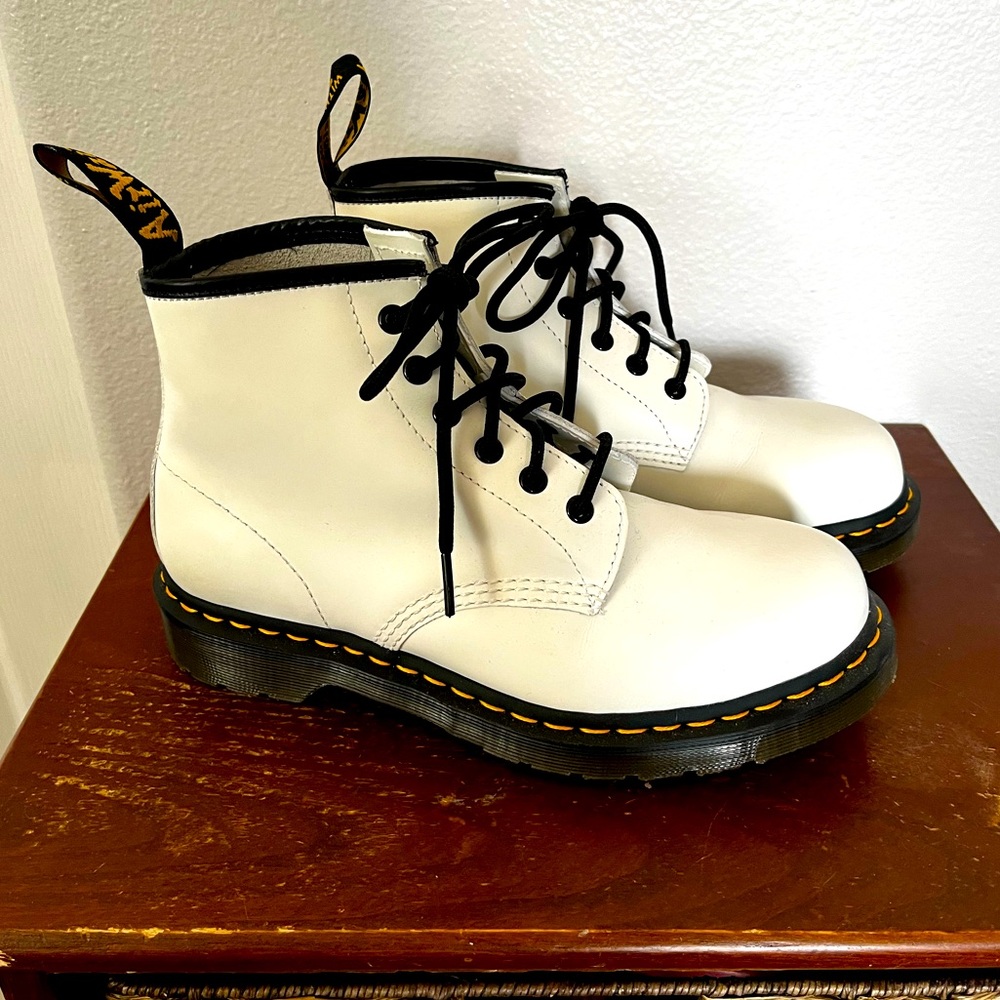 Brand new white Doc Martens boots Women’s size 8